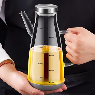 New Oil Spray Bottle 750ml High Borosilicate Glass Cooking Oil Dispensers Olive Oil Sprayer Mister