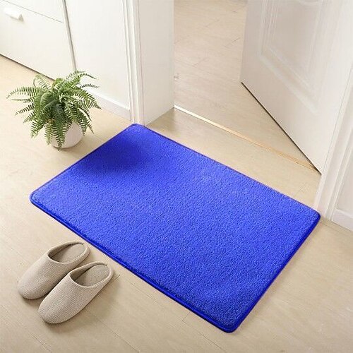 1 Stück weiche und bequeme rutschfeste Badematte aus dickem Plüsch für Badezimmer, Schlafzimmer, Wohnzimmer, Wasseraufnahme und rutschfestes Design, Herbstdekor Image