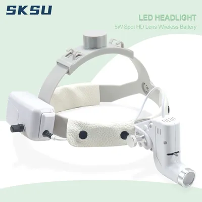 ENT Dental Headlight 5W LED Lamp For Dental Loupes Surgical Loupes Surgery Light Lamp For Dentist