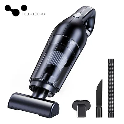LEIBOO 10000PA Car Vacuum Cleaner Mini Portable Wireless Hand held Cleaner for Home Appliance