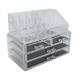 2024 Makeup Organizer Cosmetics Storage Display Jewelry Hairpin Holder PS Box with 4 Drawers u