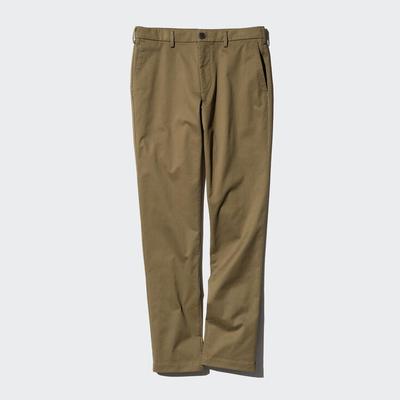 Uniqlo - Cotton Slim Fit Chino Trousers - Brown - 38inch