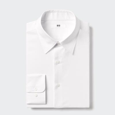 Uniqlo - Cotton Fine Cloth Easy Care Regular Fit Shirt - White - M