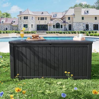 Outdoor Patio Storage Resin Lockable Deck Box