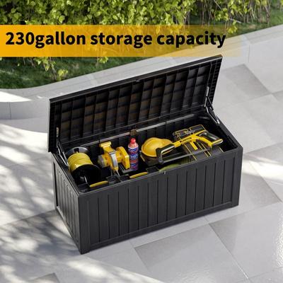 Outdoor Patio Storage Resin Lockable Deck Box
