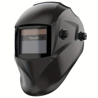 TEMU Tooliom Welding Helmet Auto Darkening Solar Powered With Adjustable Shade Range 4/9-13 For Tig Mig Arc Welder Hood Welder Mask