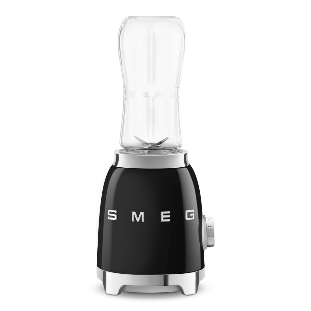 Mini blender vintage noir + 1 bouteille Smeg