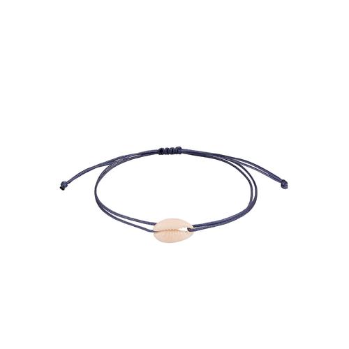 KUZZOI - Nylonband mit Kauri Muschel Herrenschmuck 1 ct Herren