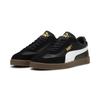 Sneaker PUMA "CLUB II ERA", Gr. 38, schwarz-weiß (puma schwarz, puma weiß, puma gold), Leder, unifarben, sportlich, Schuhe