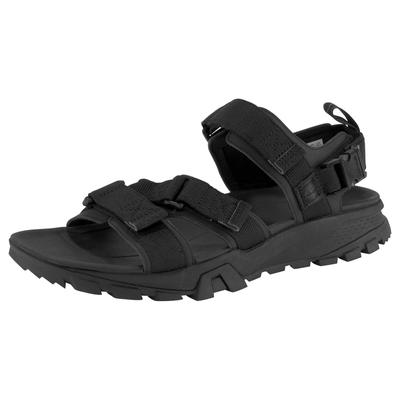 Sandale TIMBERLAND "GARRISON TRAIL BACKSTRAP SANDAL", Gr. 40, schwarz, Textil, sportlich, Schuhe, mit Klettverschluss