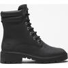 Winterstiefel TIMBERLAND "CORTINA VALLEY MID LACE UP WATERPROOF BOOT", Gr. 40, schwarz, Leder, sportlich, Schuhe, Winterschuhe, Winterboots, Schnürboots, Schnürstiefel, wasserdicht