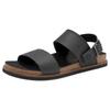 Outdoorsandale TIMBERLAND "Amalfi Vibes 2Band Sandal", Gr. 45, schwarz, Leder, sportlich, Schuhe