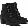 Schnürstiefelette TIMBERLAND "ALLINGTON HEIGHTSMID LACE UP BOOT", Gr. 38, schwarz, Leder, Synthetik, sportlich, Schuhe, Winterschuhe, Winterstiefel, Schnürboots, Winterboots