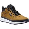 Wanderschuh TIMBERLAND "FIELD TREKKER MID LACE UP SNEAKER", Gr. 43,5, gelb (wheat), Leder, Synthetik, sportlich, Schuhe, Wintersneaker, Sneaker, Winterschuhe