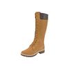 Schnürstiefel TIMBERLAND "Women's Premium 14in WP B", Damen, Gr. 36, gelb (wheat), Leder, sportlich, Schuhe, Winterschuhe, Winterstiefel, Winterboots, Schnürboots, wasserdicht
