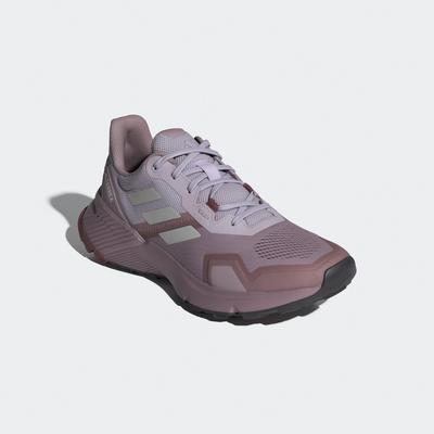 Trailrunningschuh ADIDAS TERREX "SOULSTRIDE TRAILRUNNING", Gr. 38,5, lila (preloved fig, grau one, quiet crimson), Textil, Synthetik, sportlich, Schuhe, Trail-Runningschuhe Image