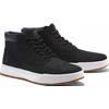 Schnürboots TIMBERLAND "MAPLE GROVEMID LACE UP SNEAKER", Gr. 42, schwarz-weiß (schwarz, weiß), Leder, sportlich, Schuhe, Winterschuhe, Sneakerboots, Winterboots