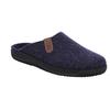 Pantoffel ROHDE "SOLTAU-H", Herren, Gr. 41, blau (ocean, meliert), Filz, klassisch, Schuhe, Hausschuh, Schlappen, Clog mit seitlichem Label