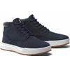 Schnürboots TIMBERLAND "MAPLE GROVEMID LACE UP SNEAKER", Gr. 43, blau (navy), Leder, sportlich, Schuhe, Winterschuhe, Sneakerboots, Winterboots