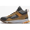 Sneaker TIMBERLAND "Lincoln Peak Mid Goretex", Gr. 40, gelb (wheat, schwarz), Synthetik, Leder, sportlich, Schuhe, wasserdicht