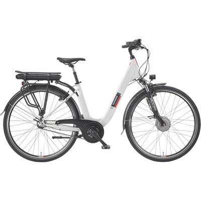 E-Bike TELEFUNKEN "Multitalent RC835" E-Bikes Gr. 47, 28 Zoll (71,12cm), weiß Pedelec, Elektrofahrrad für Herren u. Damen, tiefer Einstieg