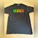 Levi's Shirts | Levi Strauss Men’s Medium T-Shirt! Logo Shirt. 100% Cotton! Super Soft! Navy. | Color: Blue/Orange | Size: M