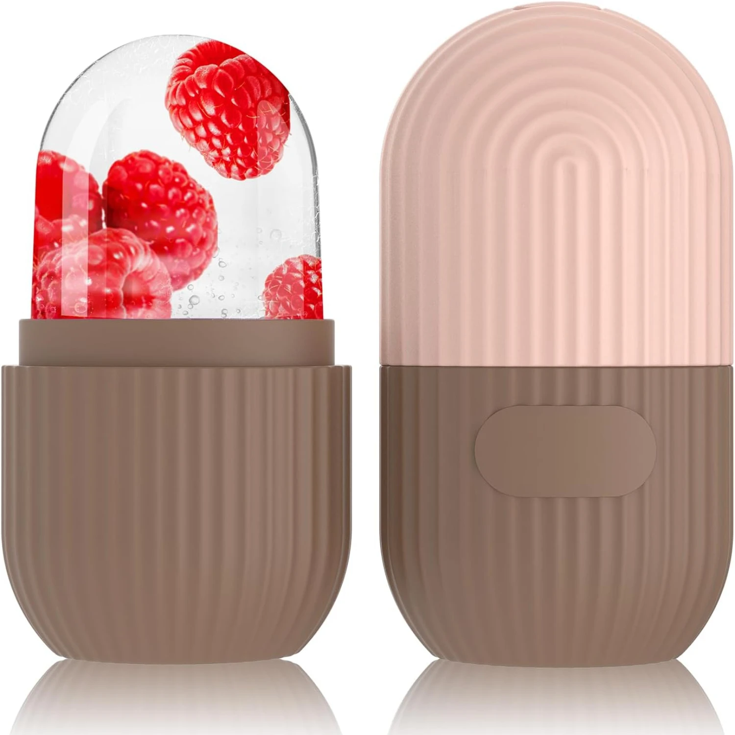 Silikon würfel schale Form Gesicht Gesicht Eis walze Massage Gesichts massage Walze gefroren Gesicht wieder verwendbare Eis Gesicht Walze Hautpflege-Tool Image