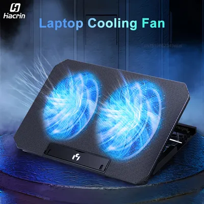 Laptop Cooler Fan Gaming Laptop Cooling Pad with Two USB Port Notebook Stand Base for Laptop Cooler