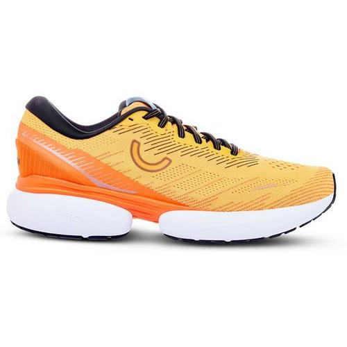 TRUE MOTION Herren Laufschuhe U-TECH Nevos 3, Größe 43 in Radiant Yellow/Red Orange/Black