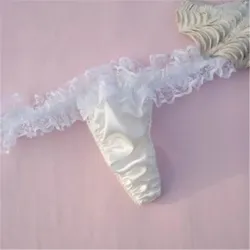 Femmes Sexy respirant dentelle taille tongs slips string culottes Bikinis sous-vêtements maison japonais solide taille basse femme tongs