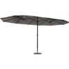 Sonnenschirm doppelt 2,7 x 4,6 m VENICE
