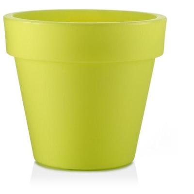 Outdoor Runde Vase 'Standard One Essential' aus Kunstoff für Pflanzen und Blumen -60 cm / Weiss Image