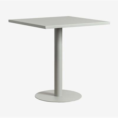 Quadratischer Küchentisch 70x70 cm aus Metall Mizzi Grün Caqui - Sklum Image