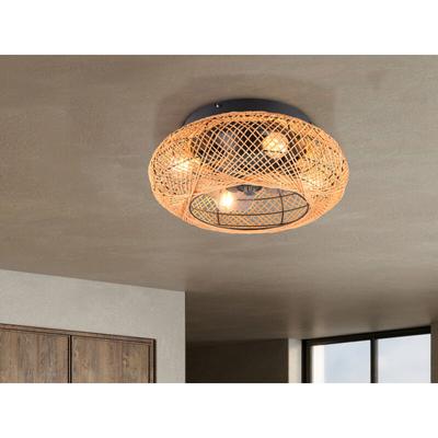 Boho Deckenleuchte lillesand ø 50cm mit Ventilator und Fernbedienung Image