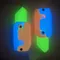 3D Luminous Carrot Knife Pushcart Small Toys Stress Reducing Toys Gravity Flip Carrot Knife Safe Stress Reducing Pocket Toys