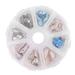 2024 24Pcs Hair Rings Multiple Colour Fashion Trendy Exquisite Unique Shell Hair Jewelry for Men Women u