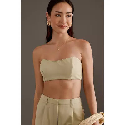 Bardot Charlize Strapless Crop Top