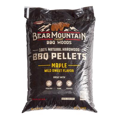 Bear Mountain 100% Natural Hardwood Maple BBQ Pellets - 20 lb.