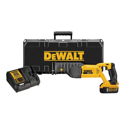 DeWalt 20V MAX Cordless Reciprocating Saw Kit with Rechargeable 5.0 Ah Lithium-Ion Battery, Charger, and Storage Case DCS380P1