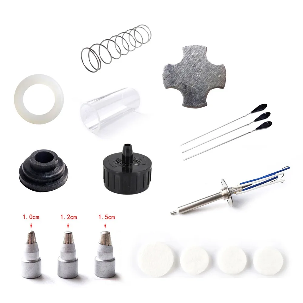 Filter Tracheal adapter Düse Nadel matte Feder heizung Kern Glasrohr für SS-331H elektrische Entlöt station Teil ersetzen Image