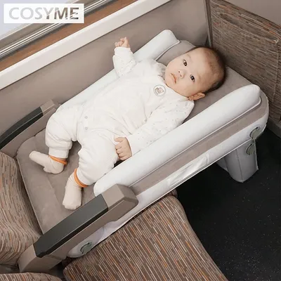 Car Inflatable Mattress Air Bed Long Distance Teavel Seat Hammock Baby Child Car Truck Train Plane Comfort Sleep Air Bed