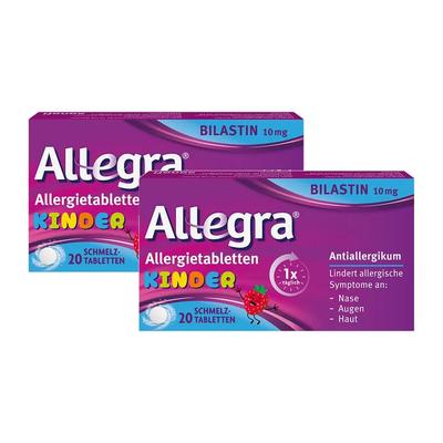 Allegra Allerg Kinder 10Mg Doppelpack 2x20 St Schmelztabletten Image