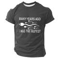 T-shirt humoristique pour adultes T-shirt drôle à manches courtes T-shirt impression 3D col rond mode vintage fête vacances noir vert gris foncé été printemps vêtements S M L XL XXL XXXL