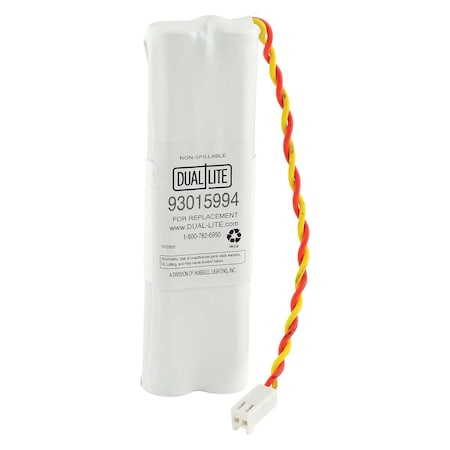 DUAL-LITE BATT-PACK ASSY 4.8V (4 CELL 600mAH NICAD Replacment Batt, 4.8V,