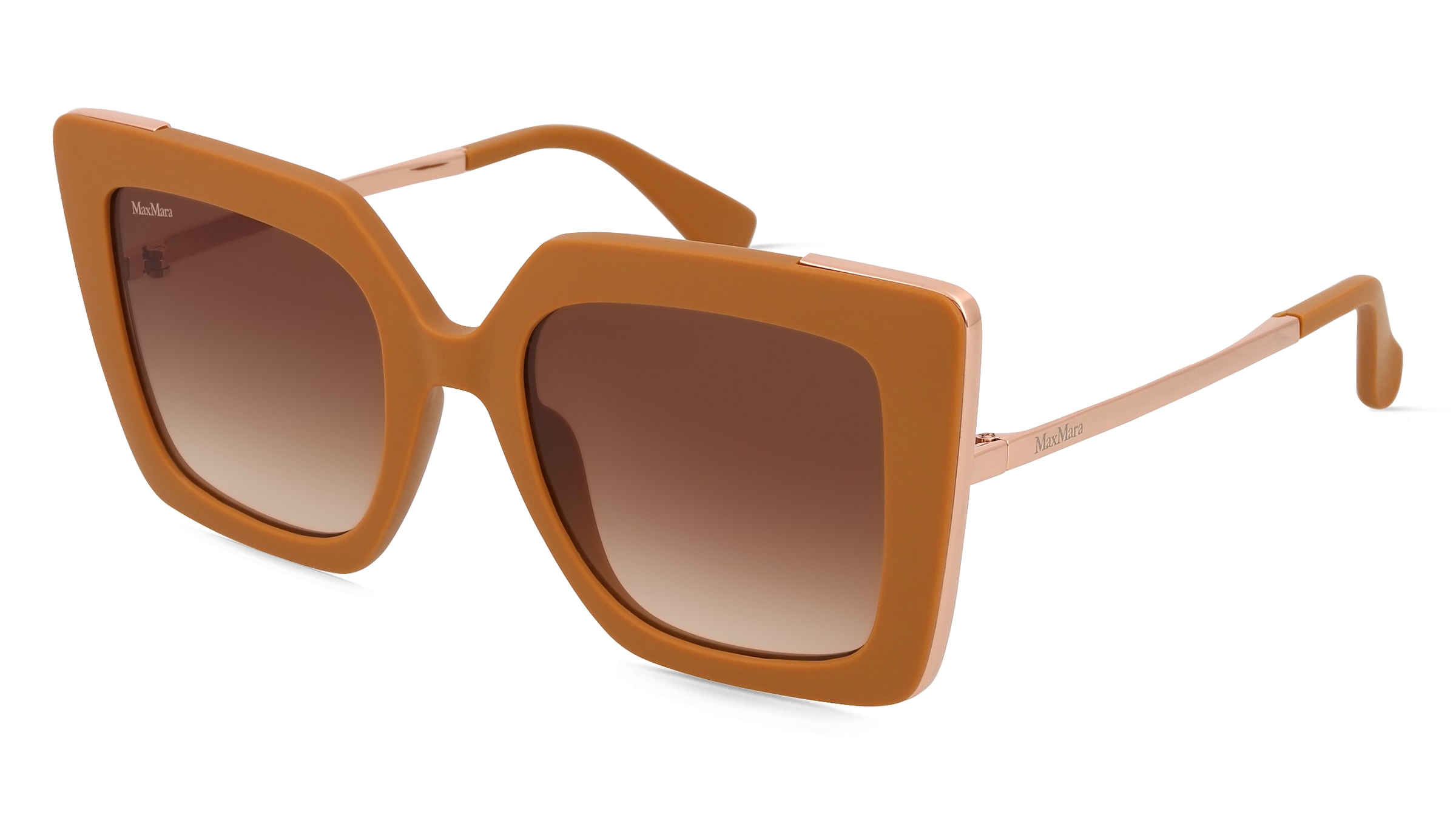 Max Mara MM0051 Unisex-Sonnenbrille Vollrand Cat Eye Kunststoff-Gestell, pink