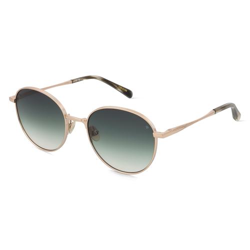 Scotch & Soda 5024 Damen-Sonnenbrille Vollrand Rund Metall-Gestell, gold