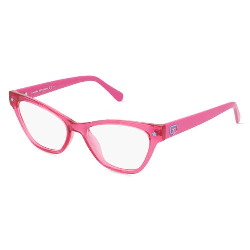 Chiara Ferragni CF 7019 Damen-Brille inkl. Gläser Vollrand Butterfly Kunststoff-Gestell 52mm/17mm/140mm, pink