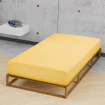 biberna Jersey-Elastic-Spannbetttuch honig, 1x 180x200 cm - 200x220 cm Image