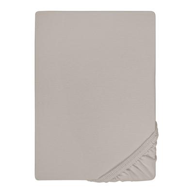biberna Jersey-Elastic-Boxspring-Spannbetttuch sturmgrau, 1x 140x200 cm - 160x220 cm Image