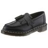 Mokassin DR. MARTENS "Black Virginia Adrian", Damen, Gr. 36, schwarz, Leder, festlich, Schuhe, Chunky Slipper, Schlupfschuh mit modischer Tassel - schmale Form